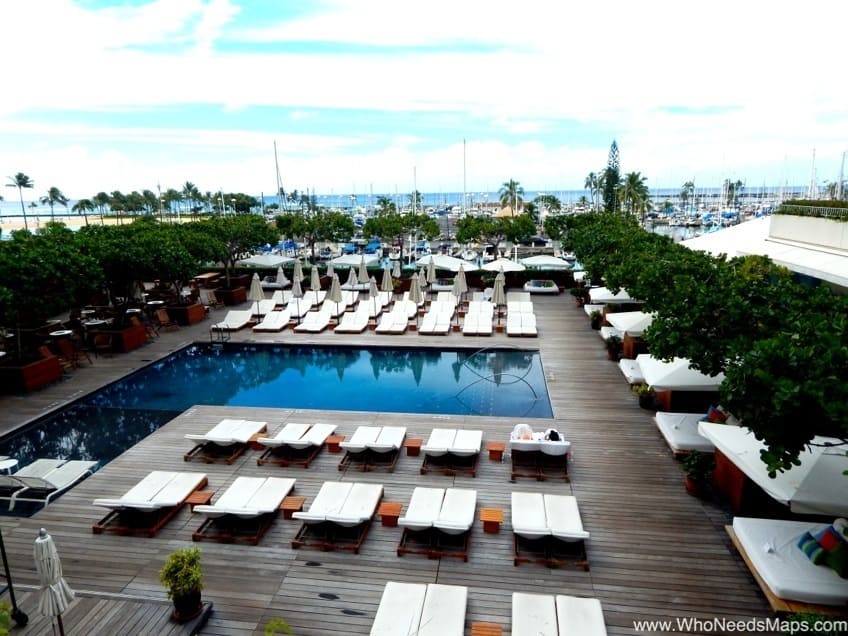 the modern honolulu hotel pool view