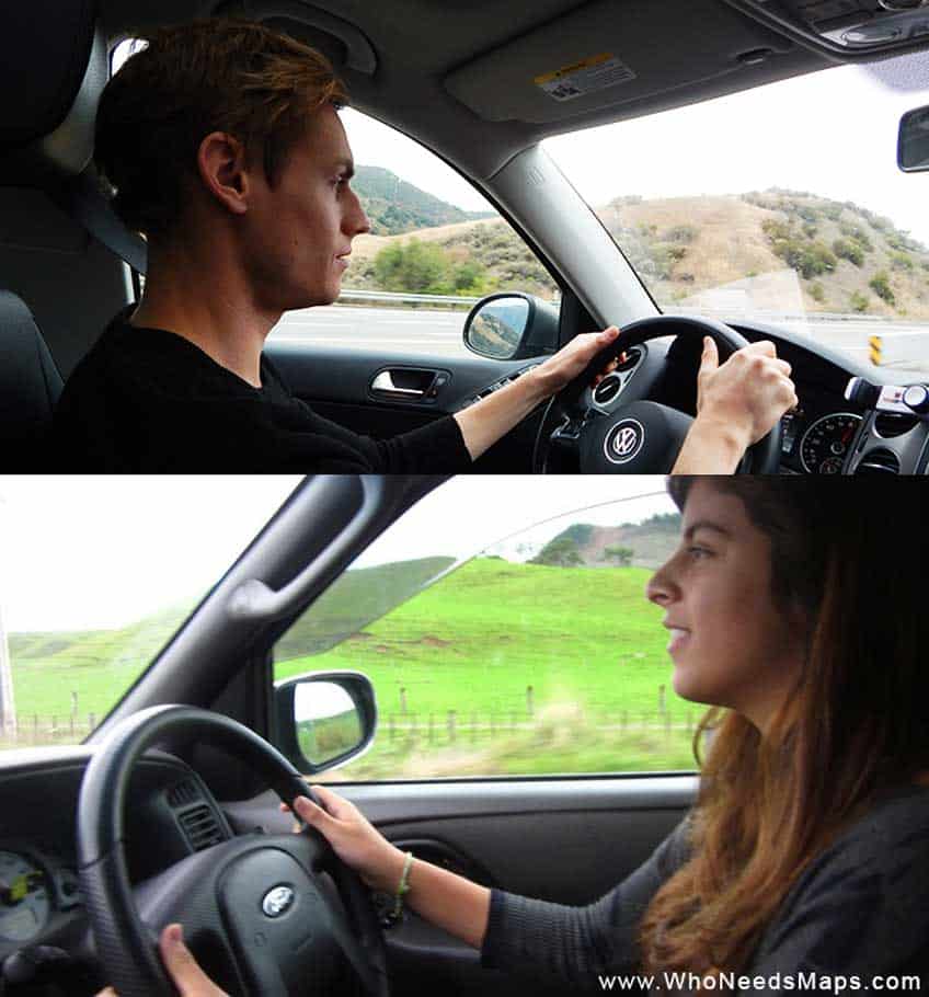 Australians in America - Driving opposite side