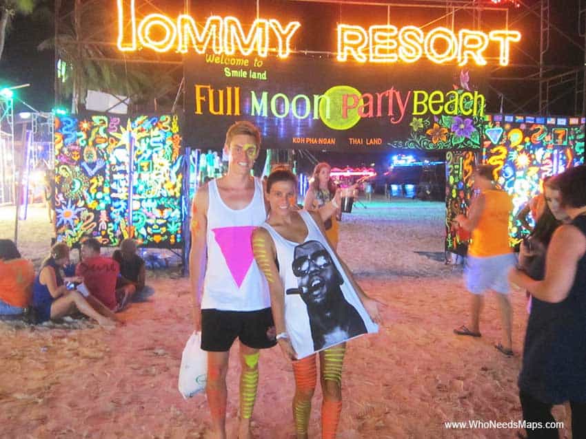 Full MoonParty - Koh Phangan - Top Party Destinations In Southeast Asia