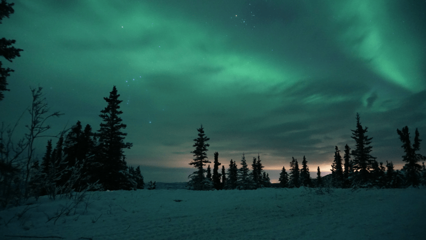 northern lights photography ISO