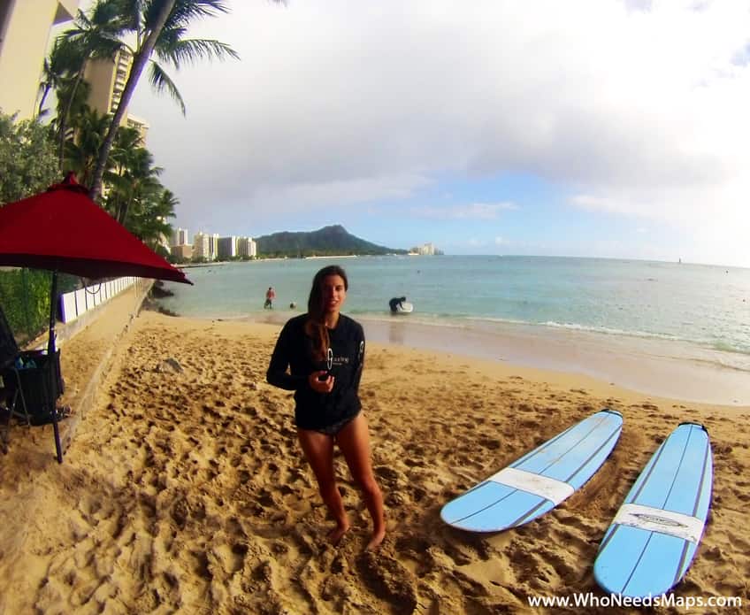 gone surfing hawaii getting ready