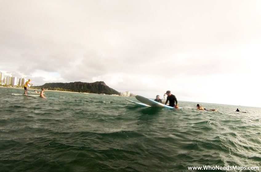 gone surfing hawaii in water