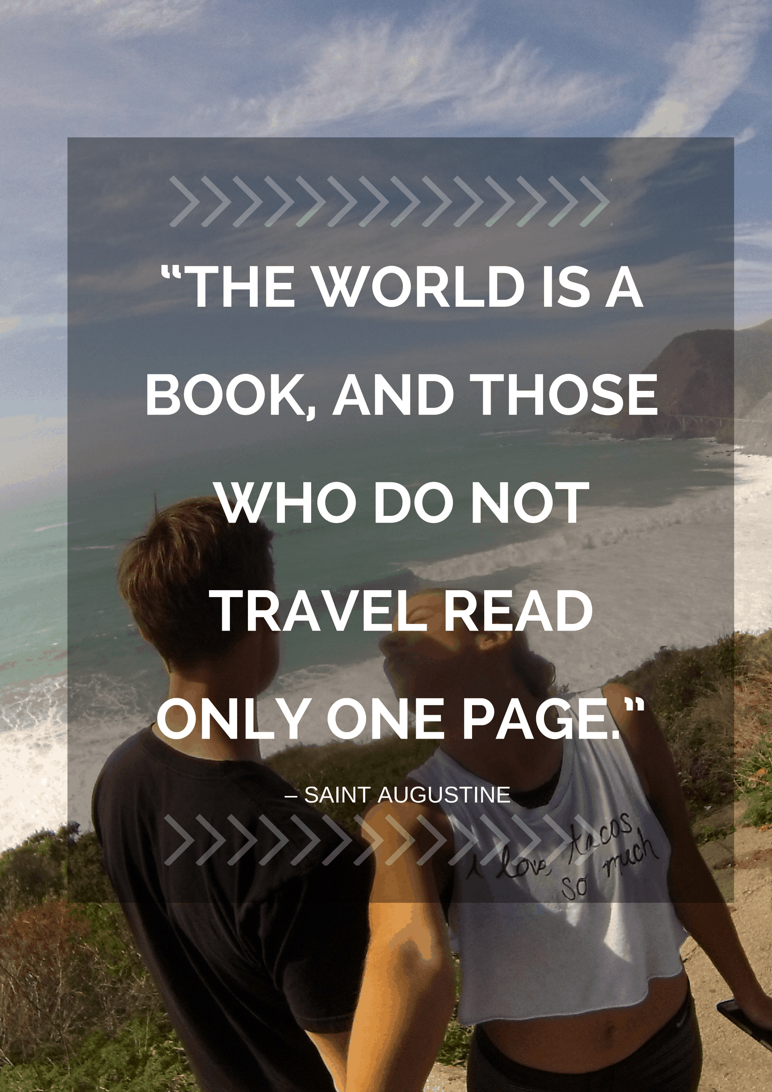 couple travel quotes augustine - Who Needs Maps
