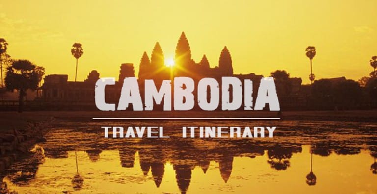 backpacking cambodia travel itinerary banner - Backpacking CamboDia Travel Itinerary Banner 768x396