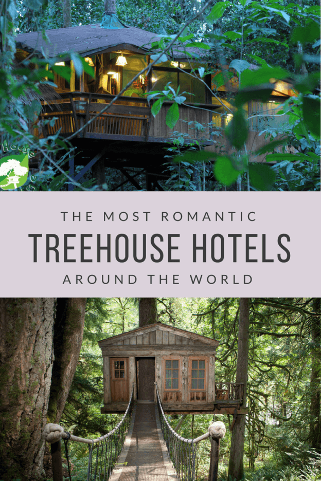 romantic treehouse hotel banner